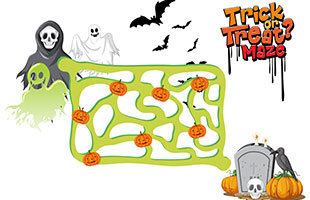 Trick or Treat Maze. 